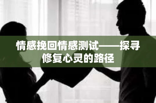 情感挽回情感测试——探寻修复心灵的路径