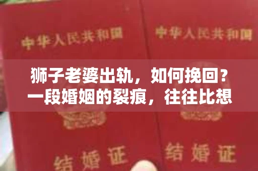 狮子老婆出轨，如何挽回？一段婚姻的裂痕，往往比想象中更难以修复。但面对这样的困境，我们仍可以尝试寻找解决问题的方法。以下，我将结合实际情况，分享一些关于如何挽回狮子老婆出轨的心得。