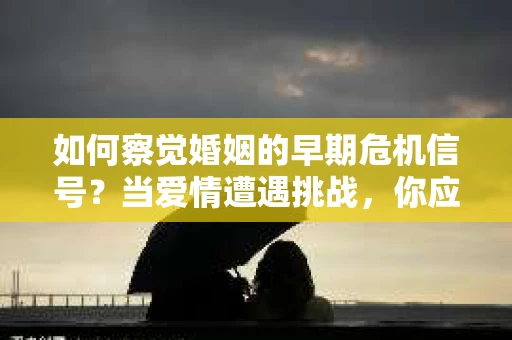 如何察觉婚姻的早期危机信号？当爱情遭遇挑战，你应该怎么办？