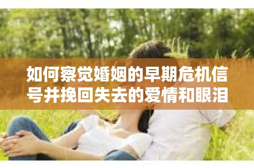 如何察觉婚姻的早期危机信号并挽回失去的爱情和眼泪？