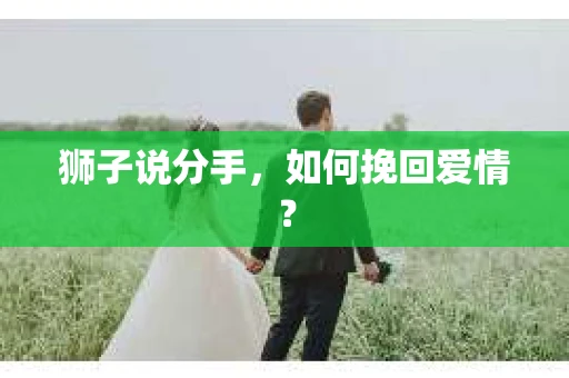 狮子说分手，如何挽回爱情？